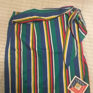 NWT Vintage Hang Ten Wrap Around Skirt  100% Cotton Made in the USA Size L